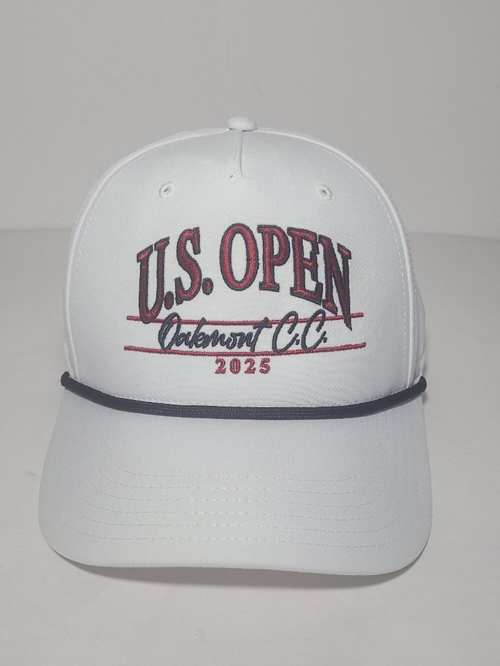 US Open Oakmont 2025 Embroidered White Snapback Rope Ahead Hat/Cap Golf
